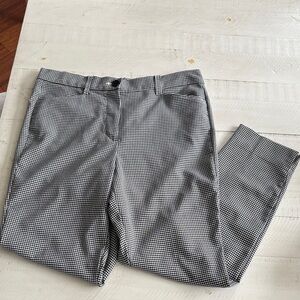 NWOT Olsen Mona pant black and white check